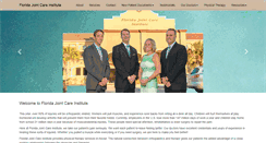 Desktop Screenshot of floridajointcare.com